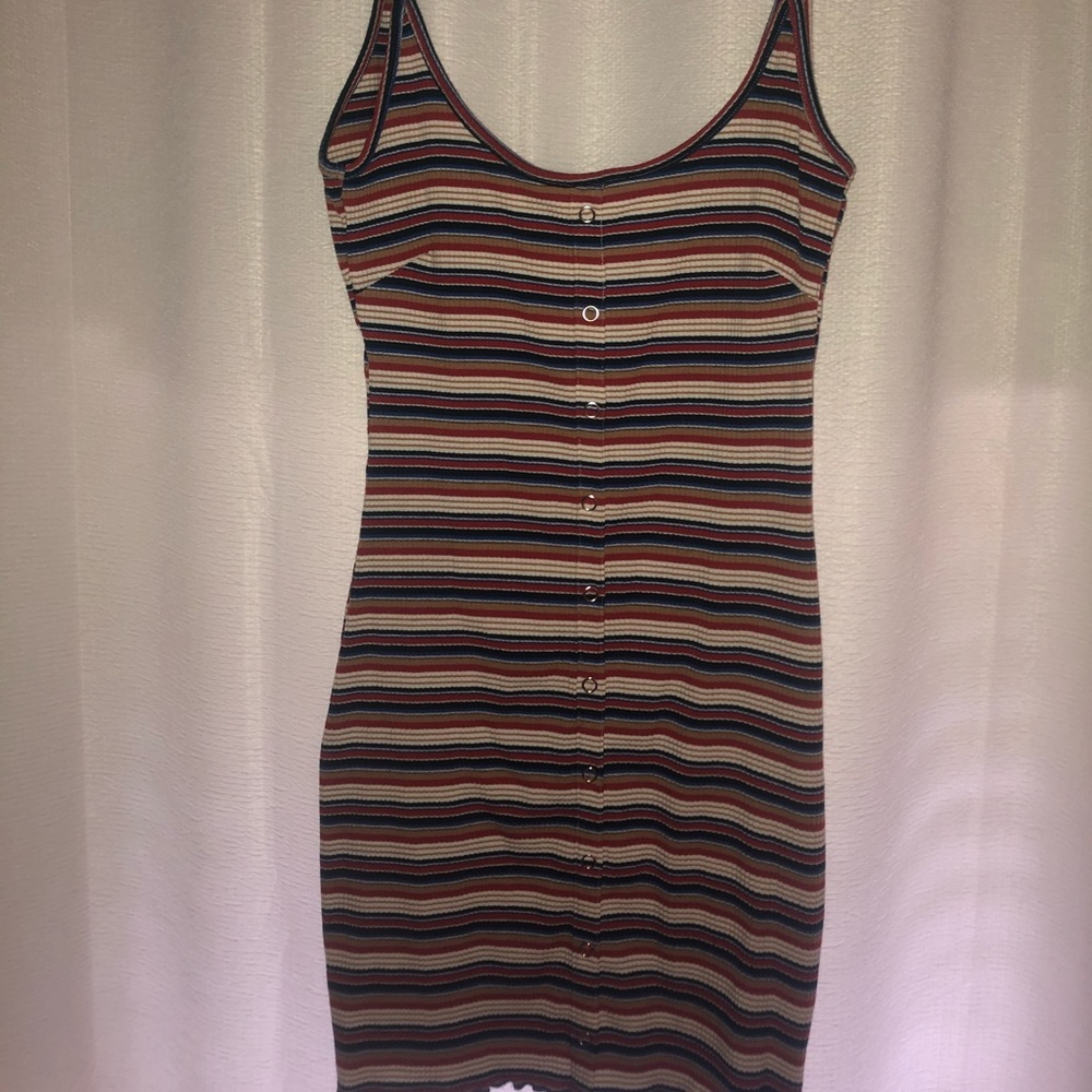 Stripped Bodycon Dress